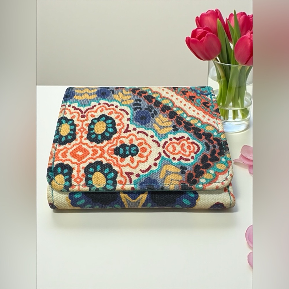 Colorful Patterned Small Wallet - image 1